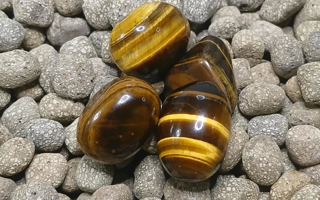 Pierre naturelle roulée œeil de tigre