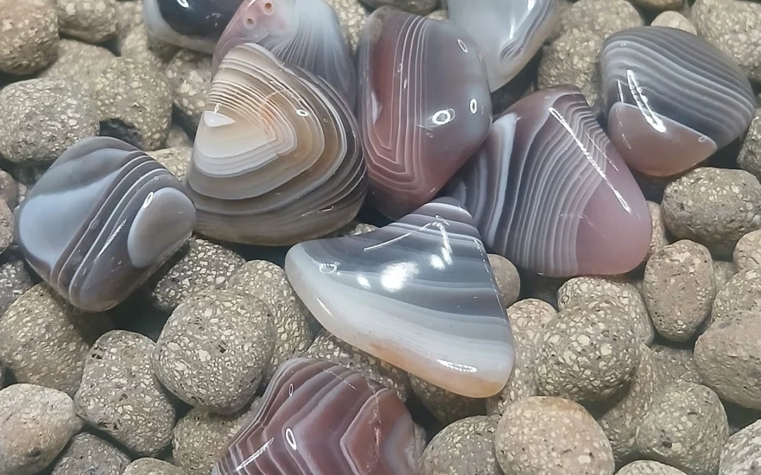 Pierre naturelle Agate du Botswana